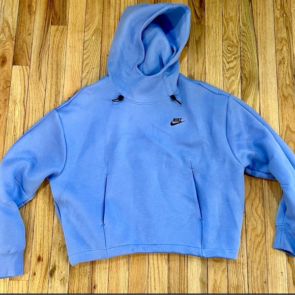 NWT Nike Women's Sportswear Tech Fleece Oversized Hoodie Royal Pulse- X-Small XS - Picture 4 of 4